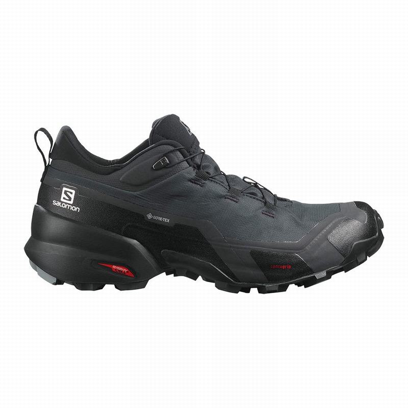 Chaussures De Randonnée Salomon Homme Grise Foncé / Noir - Salomon CROSS HIKE GORE-TEX - France (025